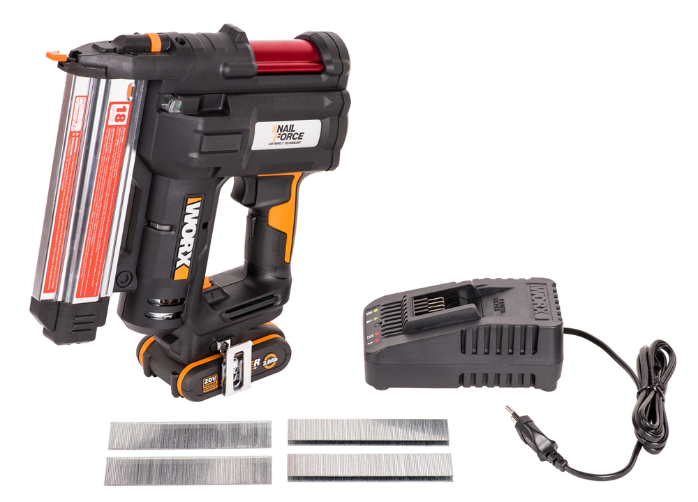 Аккумуляторный Гвозде-скобозабиватель WORX WX840 20В