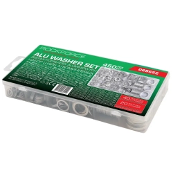 Шайбы алюминиевые, набор 450пр. RockFORCE RF-068652