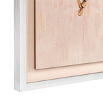 Панно декоративное plant с белой рамой, 50х70 см