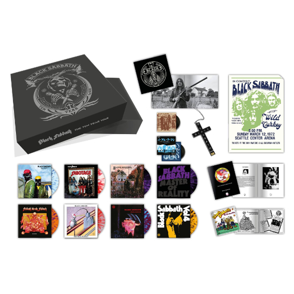 Black Sabbath / The Ten Year War (Coloured Vinyl)(8LP+2x7" Vinyl Single+USB)