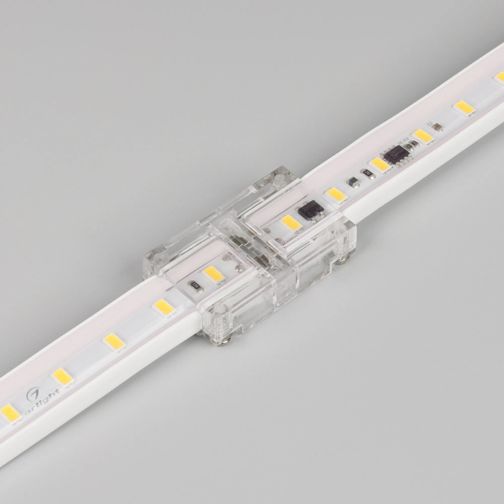 Коннектор прямой для ленты ARL-50000PV (15.5x6mm) прозрачный (Arlight, Пластик) 027067