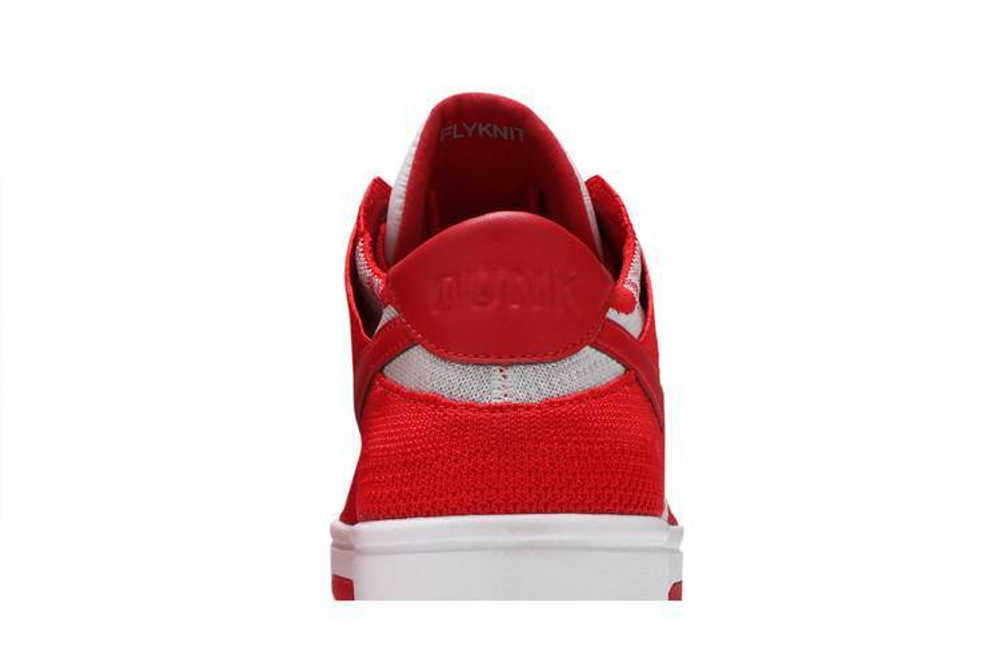Nike dunk low flyknit red cheap