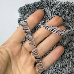 6264 - CARISIO Vimar; хлопок, вискоза, п/а; 300м/100гр; Травка; col.2; цвет: черно-белый; S501