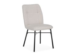 Стул на металлокаркасе Denis beige / black