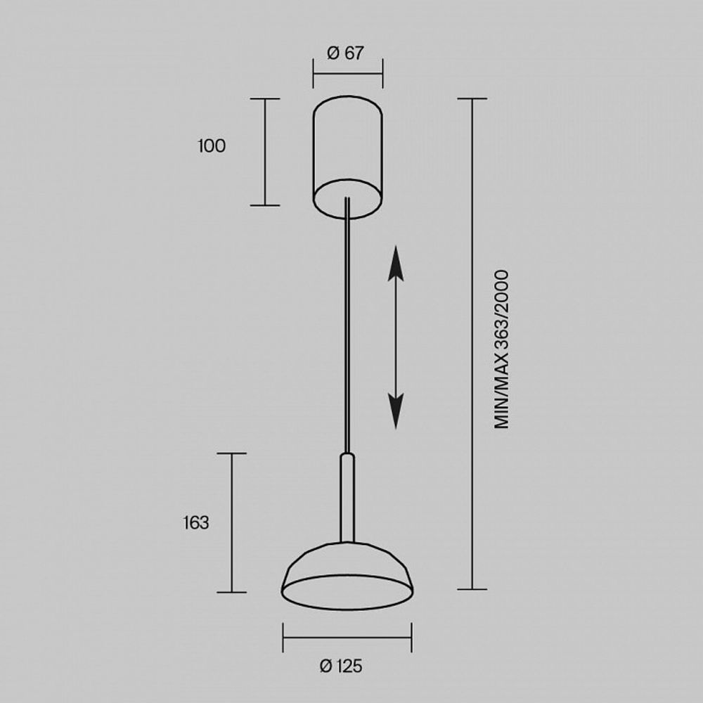 Подвесной светильник Maytoni Vita MOD451PL-L8B3K