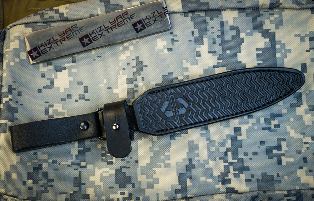 Кожаные ножны Combat черные