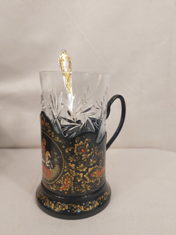 Чайный набор "Георгий Победоносец" (Ручная роспись Палех)