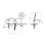 Смеситель Lemark Shift LM4347C для ванны