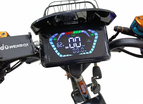 Электровелосипед WENBOX W33 PRO 1200W (60V/30Ah) с амортизаторами, большой дисплей фото №10