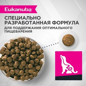 Сухой корм Eukanuba Puppy Toy Breed ˂12 Months для щенков миниатюрных пород с птицей