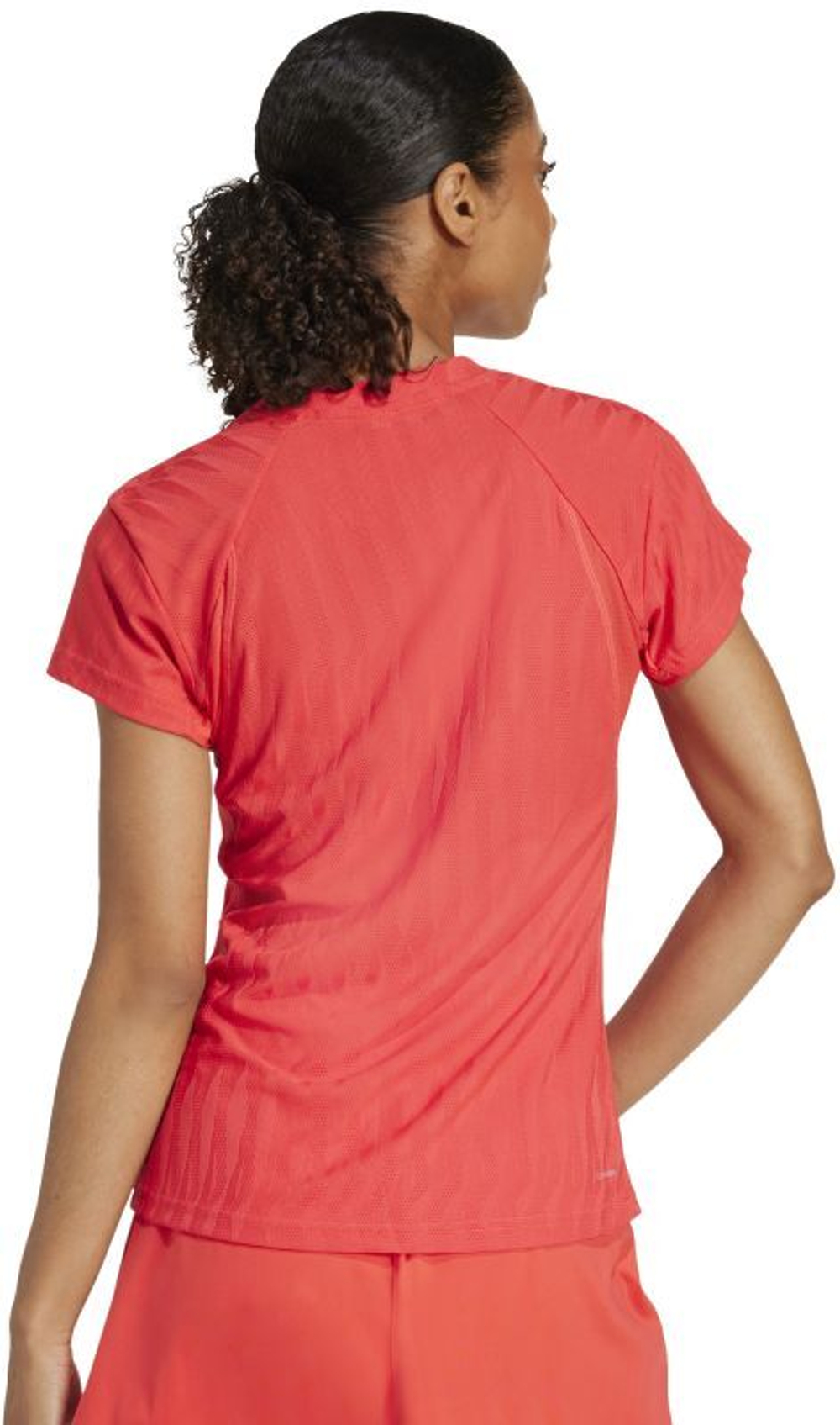 Женская теннисная футболка Adidas Climacool Freelift - красный