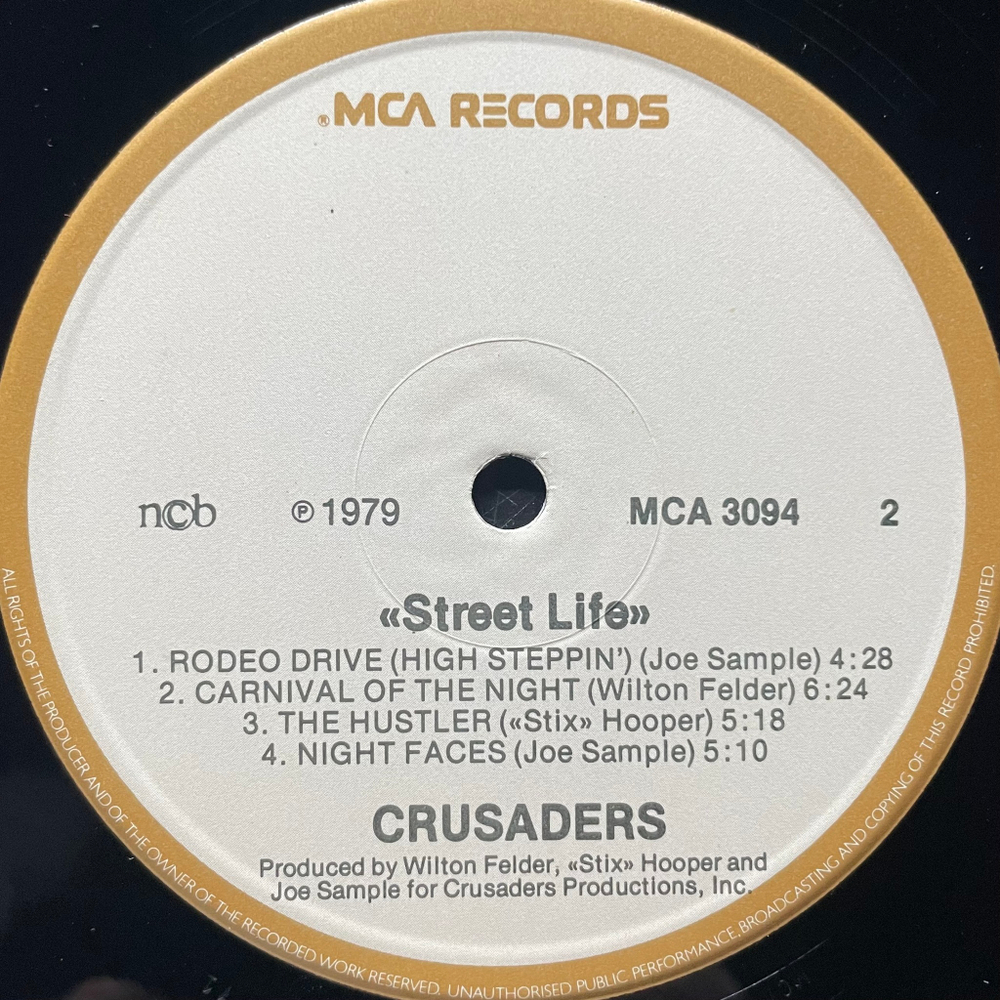 Crusaders ‎– Street Life (Скандинавия 1979г.)