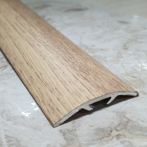 Порог-стык 30мм "DO-4" 0,9м Тик (45) ламинир. алюм.