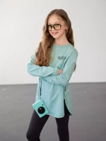 Спортивный костюм для девочки на осень с леггинсами