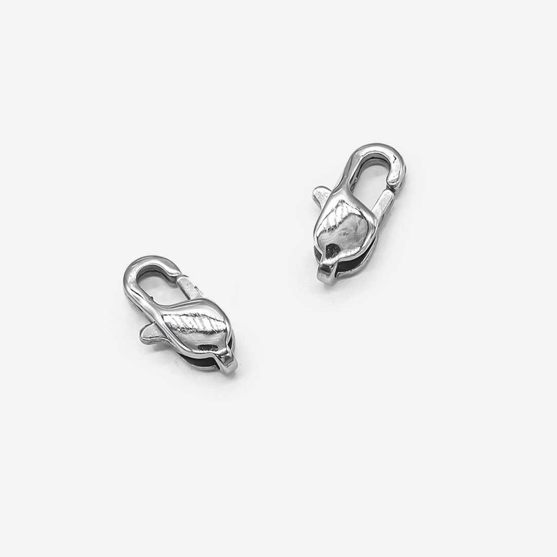 Замочек карабин, 9,3*4,5мм, сталь