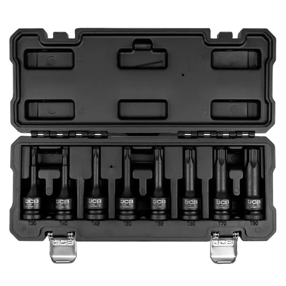 Набор головок-бит TORX ударных 8пр. 1/2'' JCB JCB-4088MPB