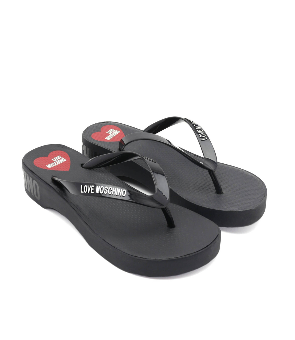 Вьетнамки Love Moschino - черный(JA28064G0GI30)