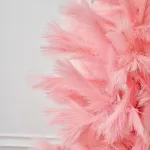 Искусственная розовая елка «Pink Charm» (ветки из пампасной травы) от 2,1 м до 2,4 м