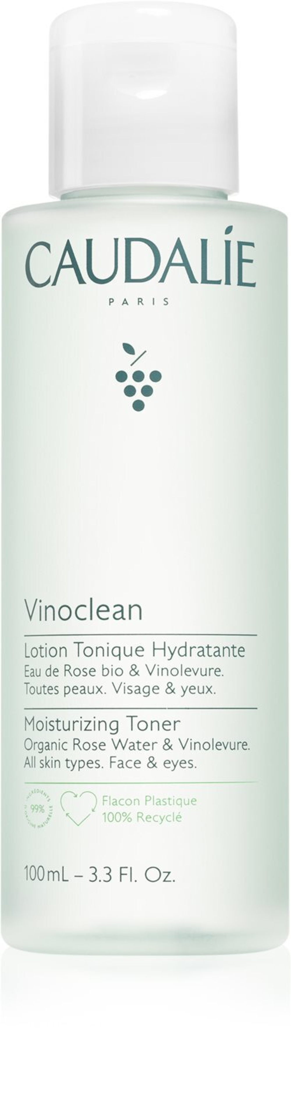 Caudalie Vinoclean - увлажняющий тоник для всех типов кожи /   100  ml  / GTIN 3522930003144