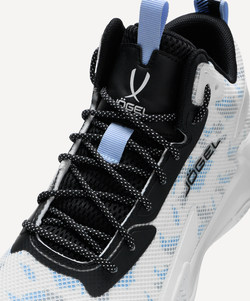 Кроссовки баскетбольные JÖGEL Playmaker, белый/голубой/черный