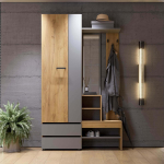 Абрау Вешалка с зеркалом