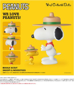 MEDICOM TOY VCD BEAGLE SCOUT SNOOPY & WOODSTOCK