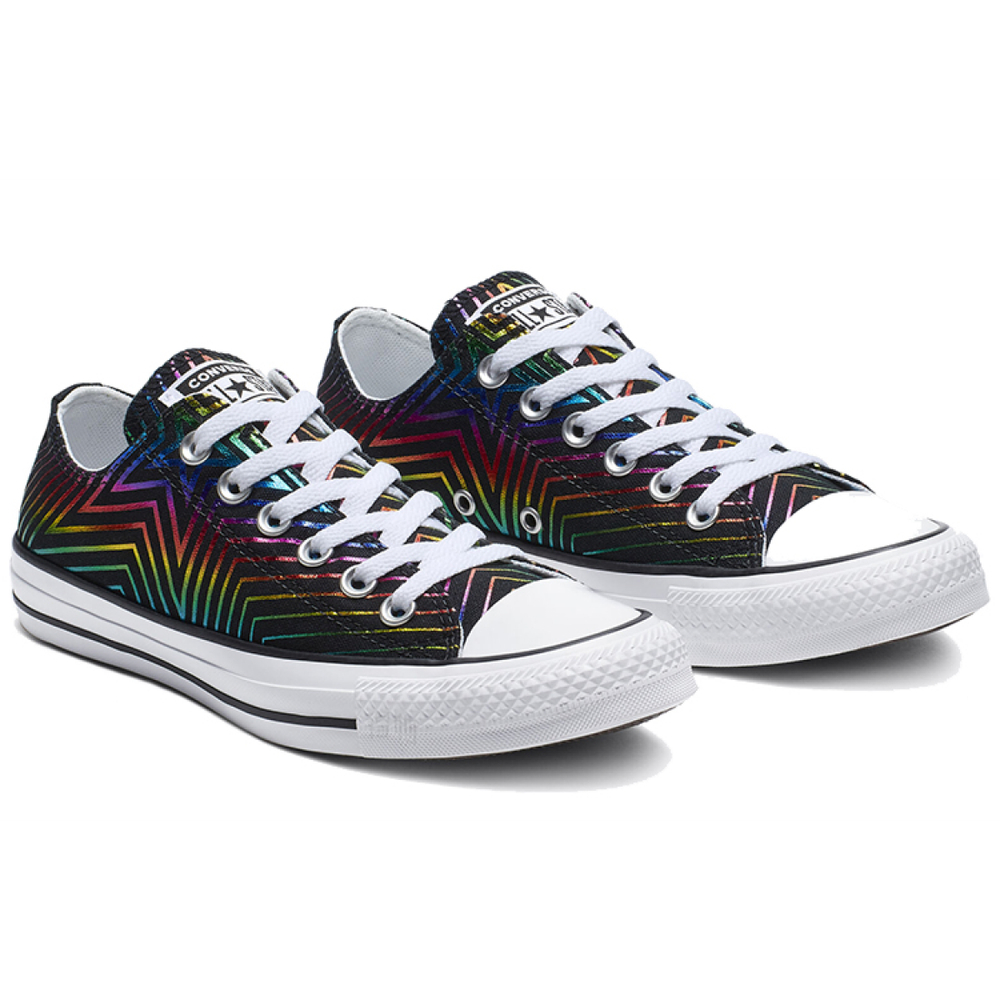 Converse Chuck Taylor All Star Exploding Star Low Top Low Top Кеды Женские Черные