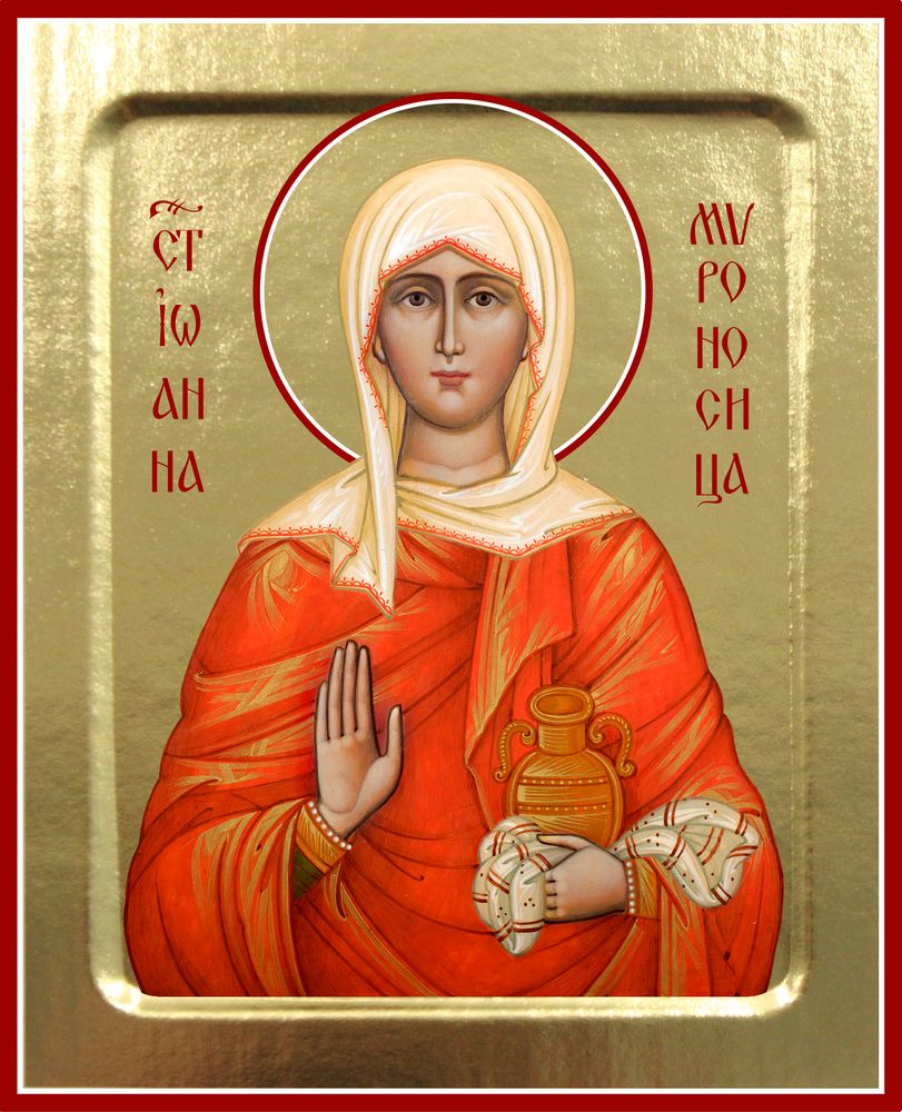 Икона Иоанна Мироносица, святая на дереве: 125 х 160 (Синопсисъ)