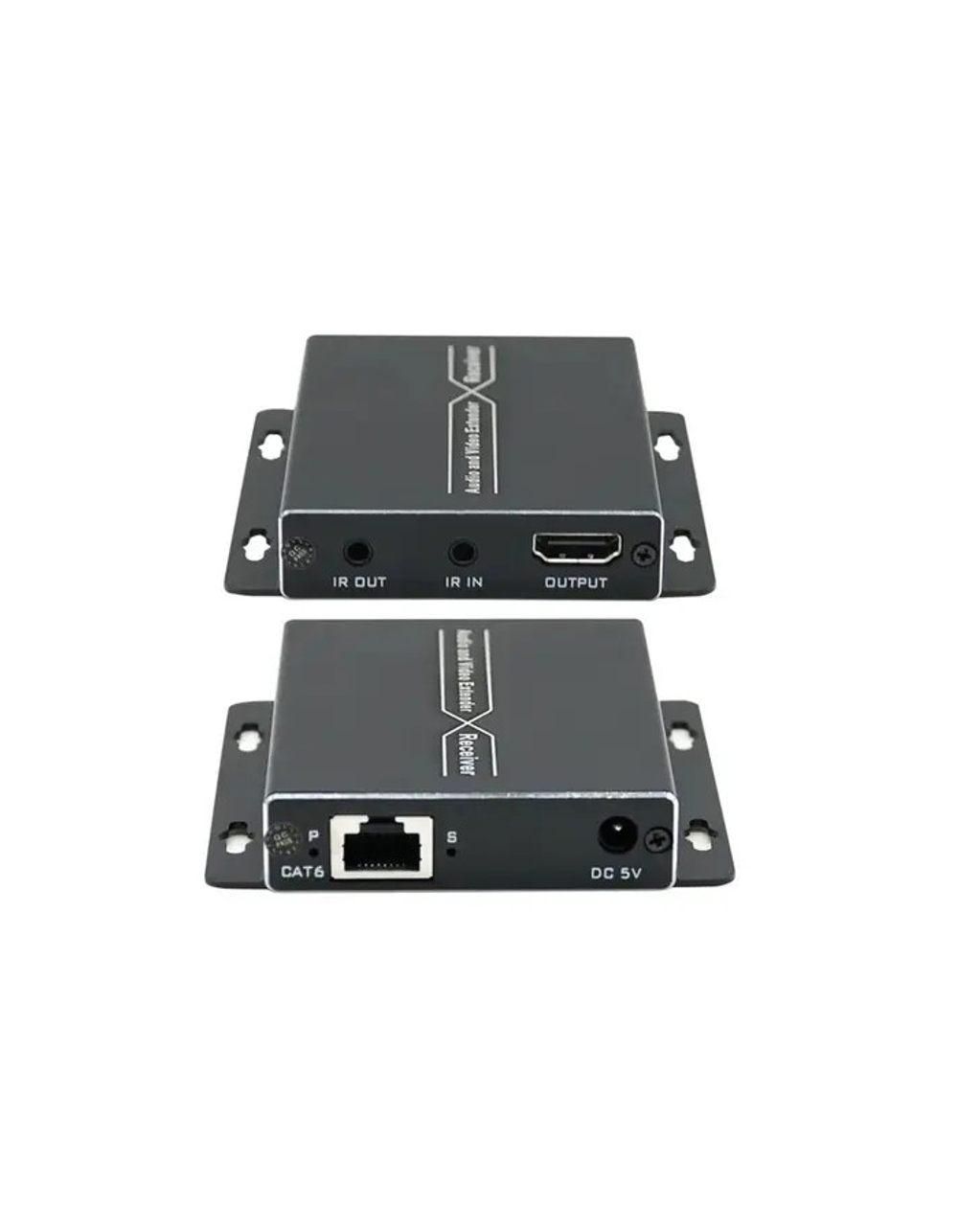 ORIENT VE045IR-2.0, HDMI 4K extender (Tx+Rx), активный удлинитель до 60 м по витой паре Cat6, HDMI 2.0, 4K@60Hz, HDCP2.2, дополнительный выход HDMI, передача ИК (33167)