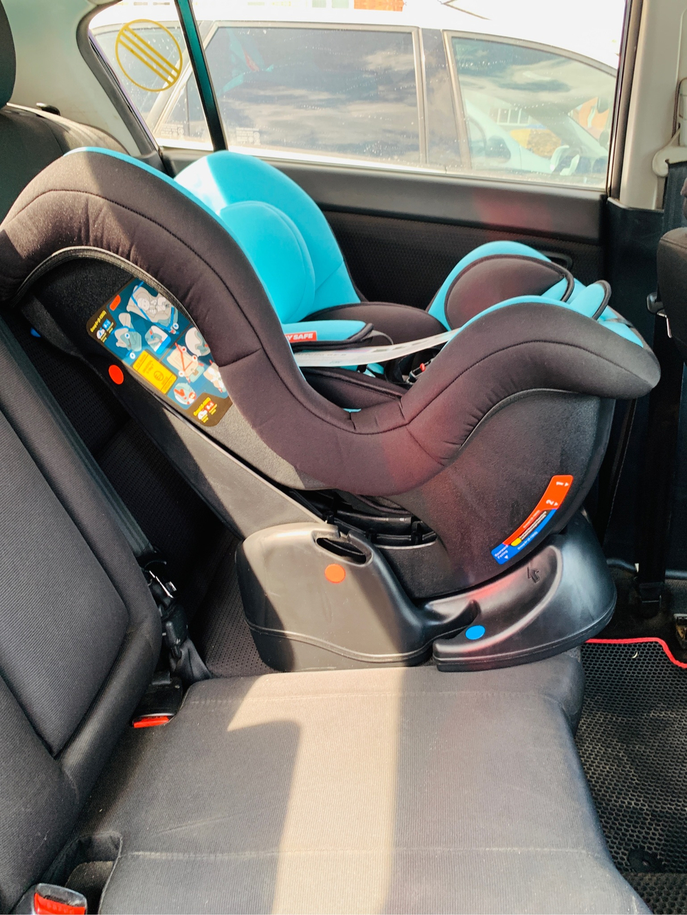 Автокресло детское GE-B (Мятно-чёрный (mint+black)) Артикул: GE-B/5