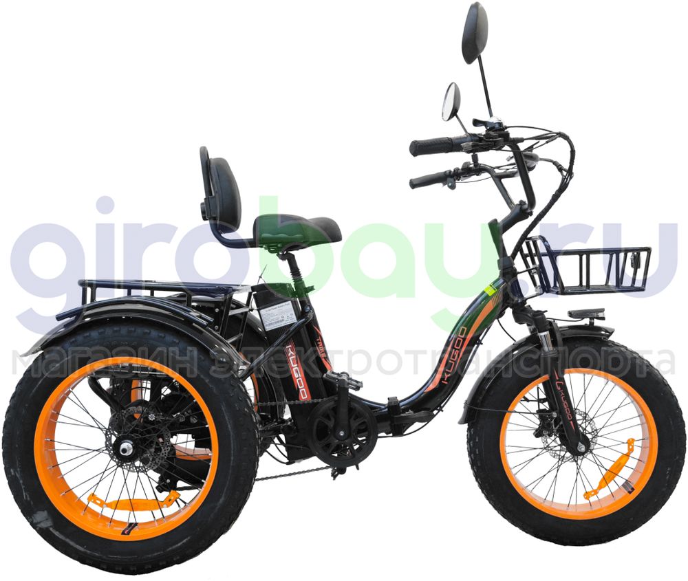 Электровелосипед KUGOO TRIKE 750W (48V/15.6Ah) фото №3