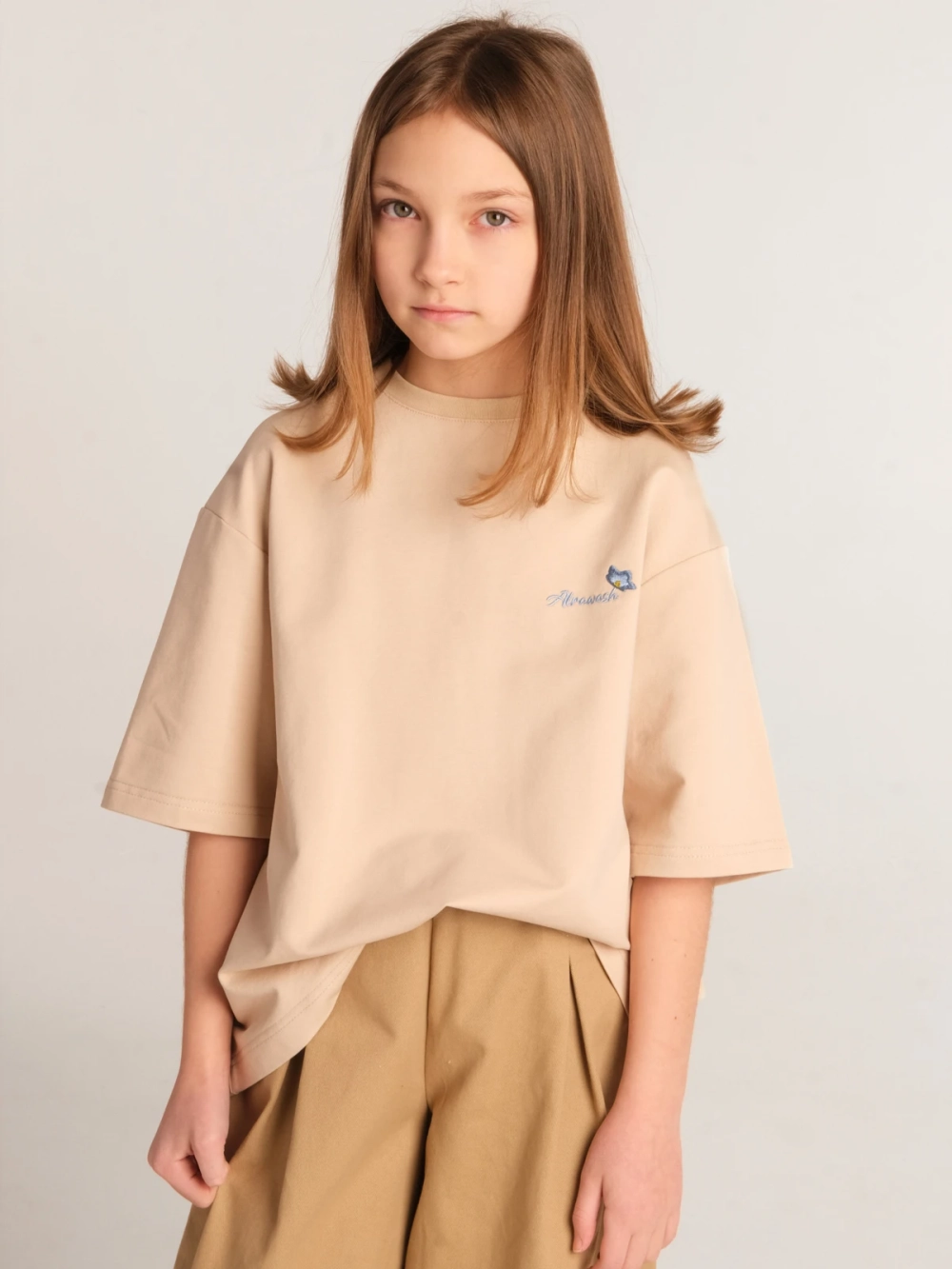 Футболка NEZABUDKA CHILD, бежевый