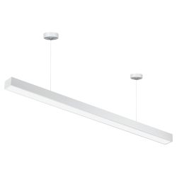 Светильник LED ЭРА Geometria SPO-116-W-40K-024 Block 24Вт 4000K 1900Лм IP40 1200х70х40 белый подвесной драйвер внутри | Декоративные светильники Geometria