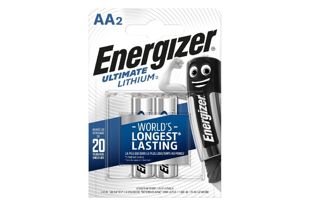 Батарейки Energizer Ultimate Lithium L91 / AA-FR6 2 шт/бл
