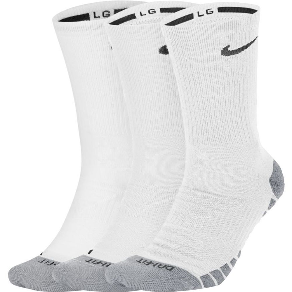 Носки теннисные Nike Dry Cushioned Quarter 3P - white