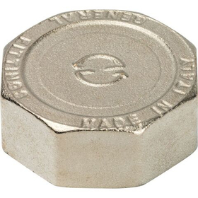 Заглушка никелированная внутренняя резьба Stout 3/4*