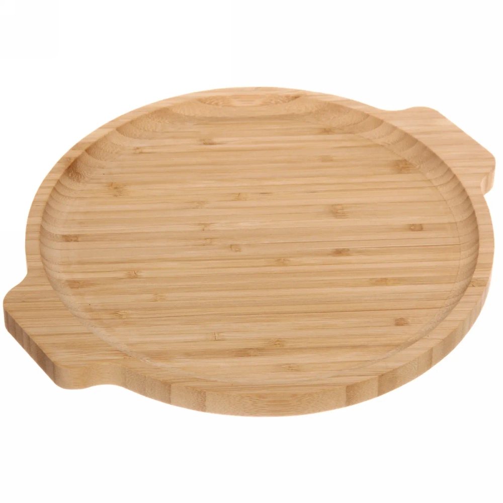 Поднос бамбуковый для подачи блюд «SHEF» 28см