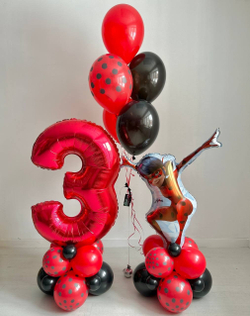 Воздушные шары Леди Баг/Супер кот  №537