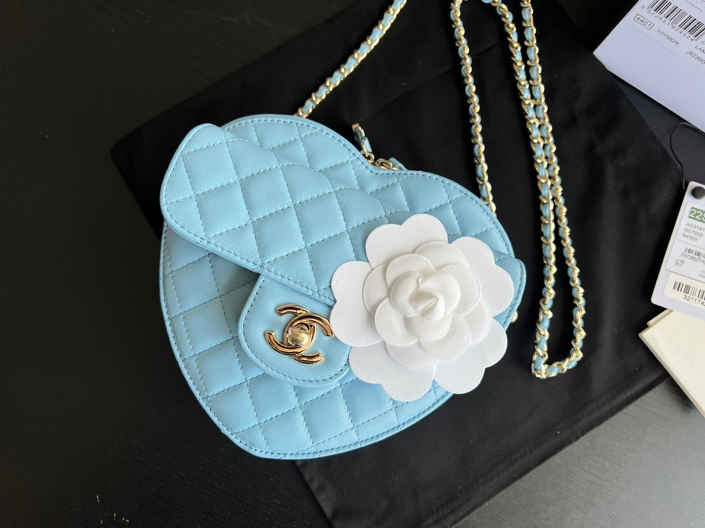 Chane1 Heart Bag 18 cm