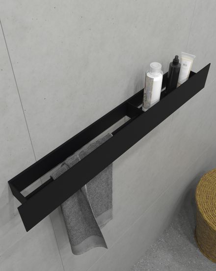 Полка Duo L (черный)