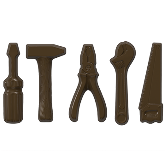 250 | Форма для шоколадных изделий &quot;Инструменты&quot; (275*175 мм)