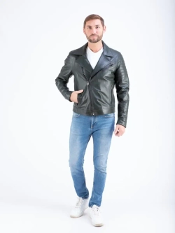 Косуха мужская  кожаная,  куртка мужская