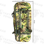 Баул Балу СН76 120л с верт. молнией кардон  мультикам