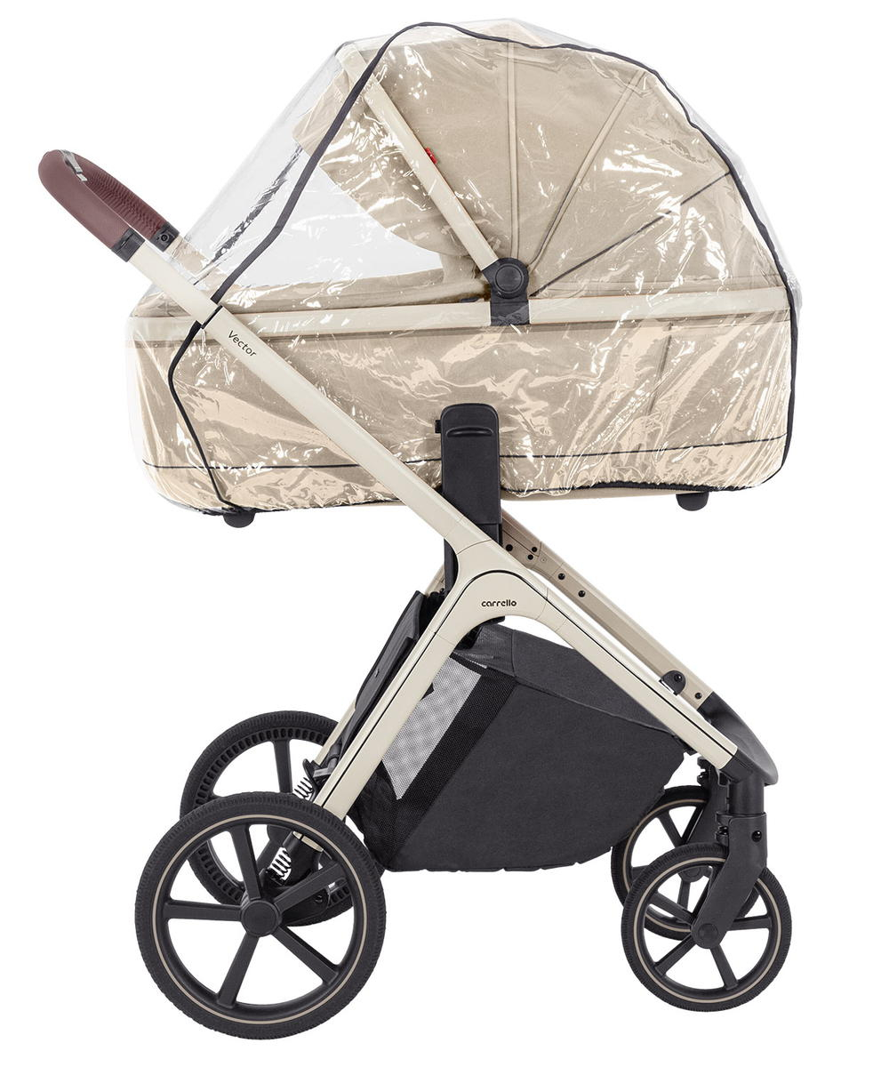 Коляска 2 в 1 Carrello Vector CRL-6550 Seashell Beige