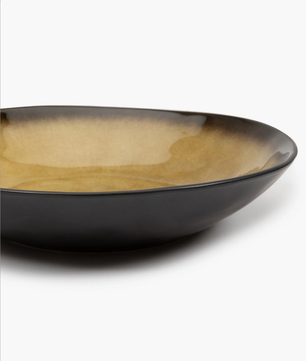 Чаша для салата 23.5см Serax Salad bowl black Pure черная