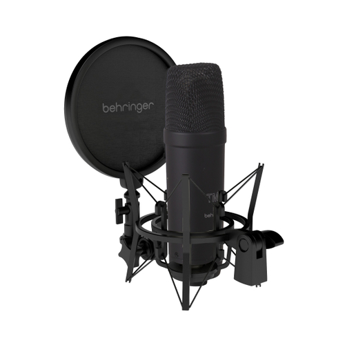 BEHRINGER TM1 DARK EDITION - студийный конденсаторный микрофон с большой мембраной (черный)