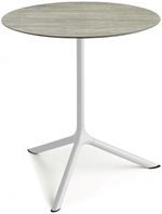 Стол ламинированный обеденный складной Scab Design Tripe Maxi Folding, белый, состаренный серый дуб