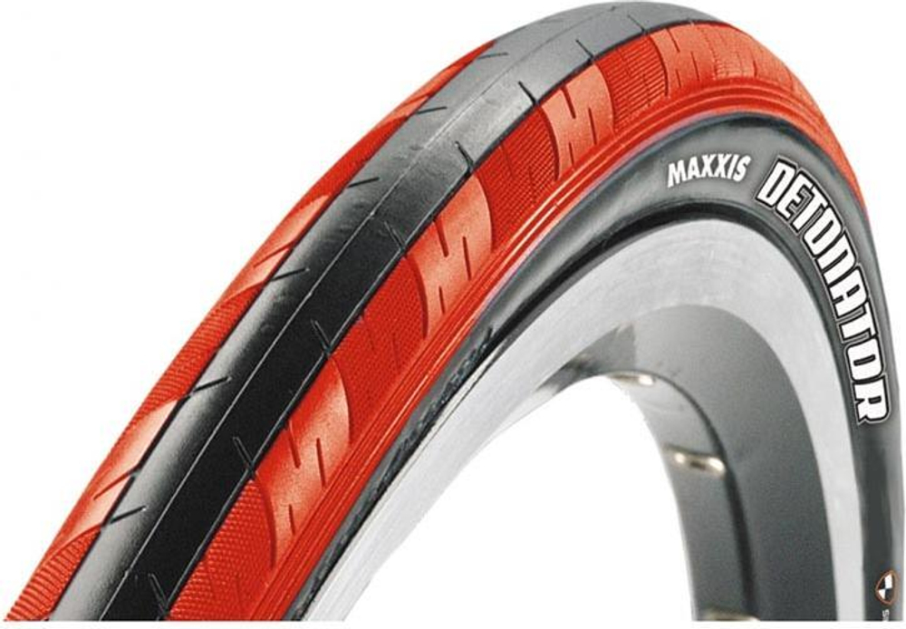 Покрышка Maxxis Detonator 700x23C TPI 60 сталь Double TR Red TB86350600 Тайвань