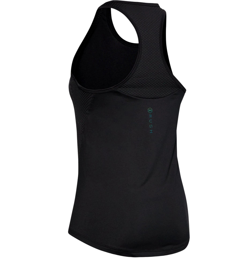 Женский топ теннисный Under Armour Rush Tank - black