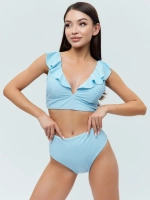 Купальник раздельный с высокой посадкой